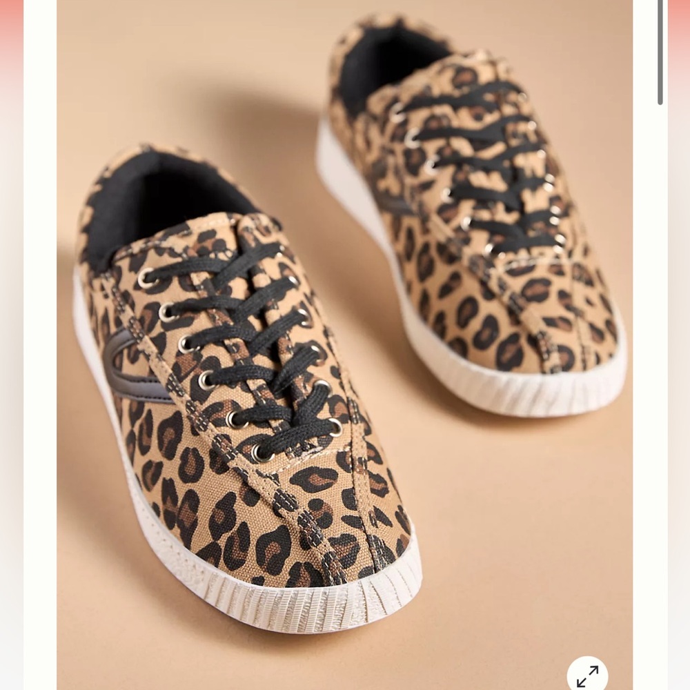 Shoes, 10, TRETORN, leopard, EUC